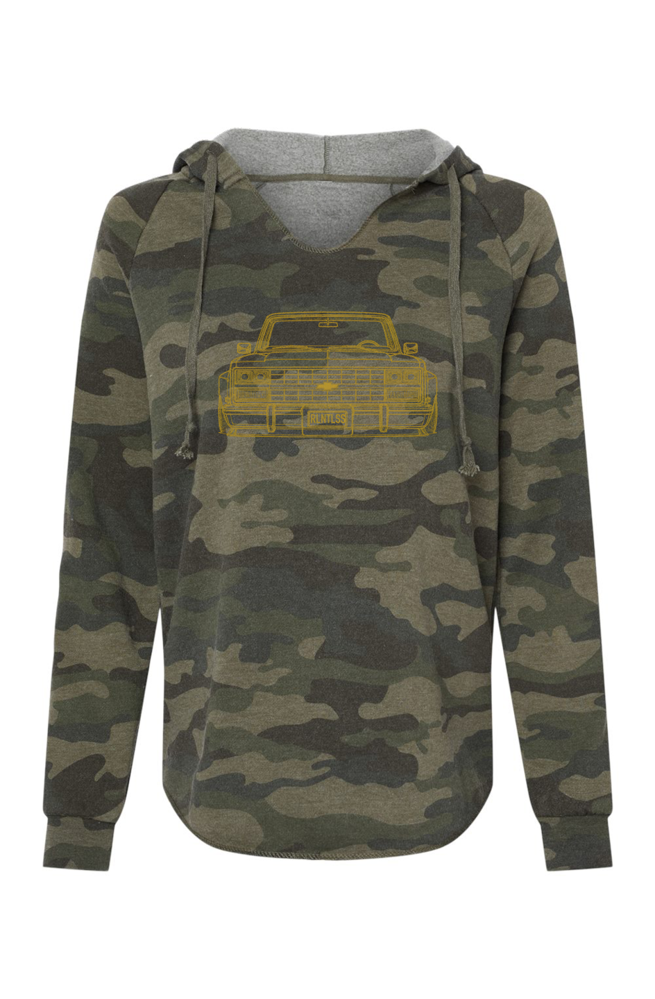 womans Box Chevy Camo Hoodie